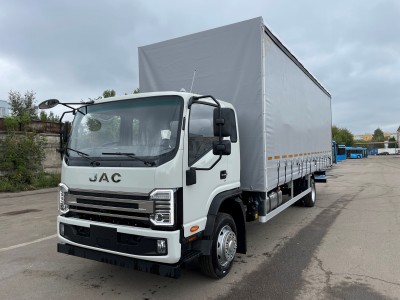 Бортовой автомобиль JAC N120N евротент (3-х сторонняя) 7,9 тонны 8,4 м
